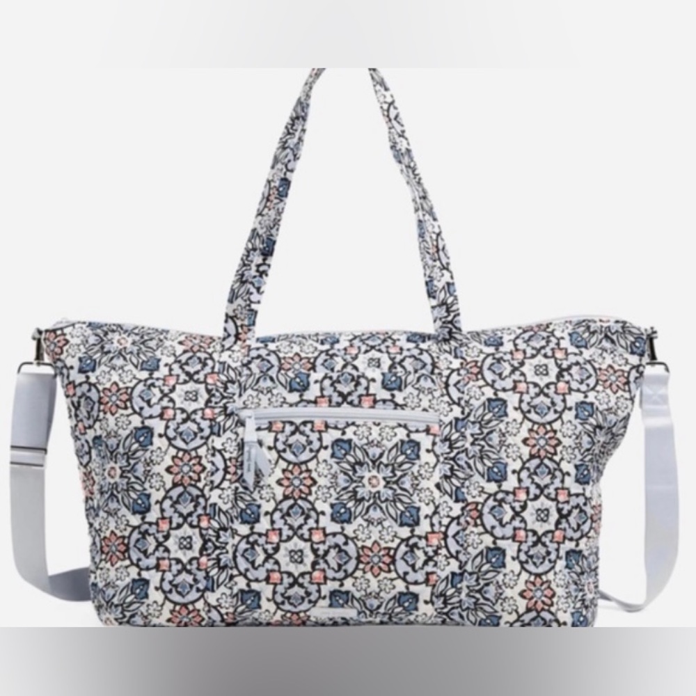 Vera Bradley Deluxe Travel Tote Bag ✨ Lisbon Medallion - Picture 9 of 16